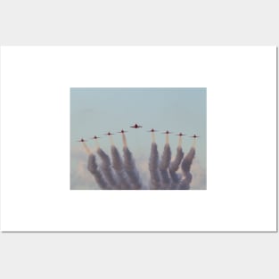 RAF Red Arrows head-on Posters and Art